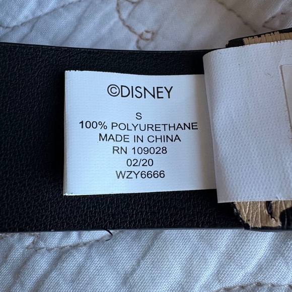 Disney Leopard Print Belt with Gold Mickey Buckle - Picture 4 of 4